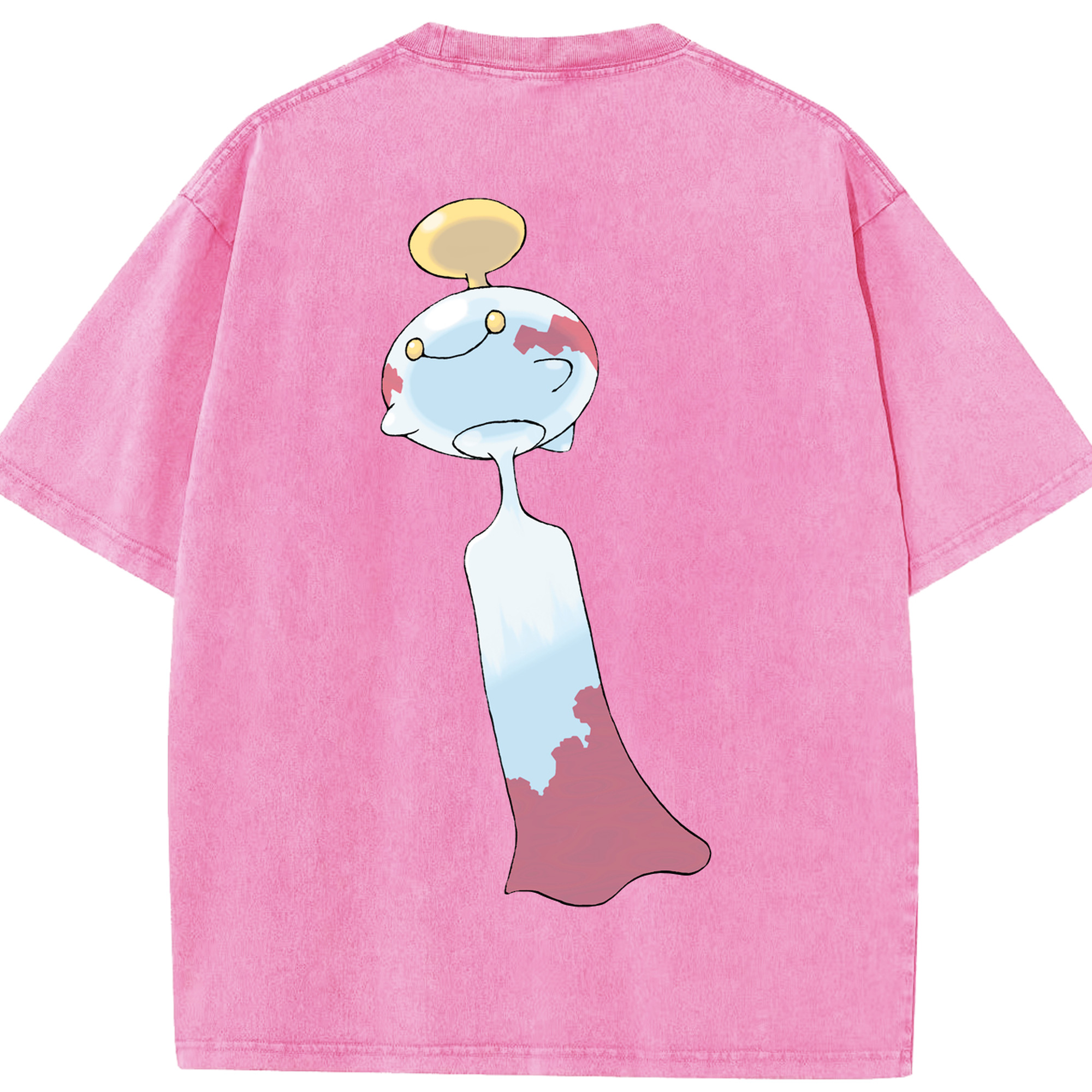 （画像用） ポケットモンスター Pokémon 綿100% ヴィンテージ風 半袖Tシャツ（背面プリント）